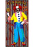 Evil Clown Halloween Door Cover