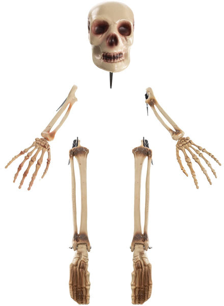 Plastic Buried Skeleton Garden Halloween Decoration - Main Image