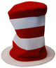 Red and White Striped Dr Seuss Cat in the Hat Costume Hat