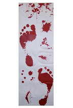 Bloody Footprints Halloween Murder Scene Wall Decals View 1