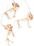6 Piece Dog Skeleton Garland Halloween Decoration