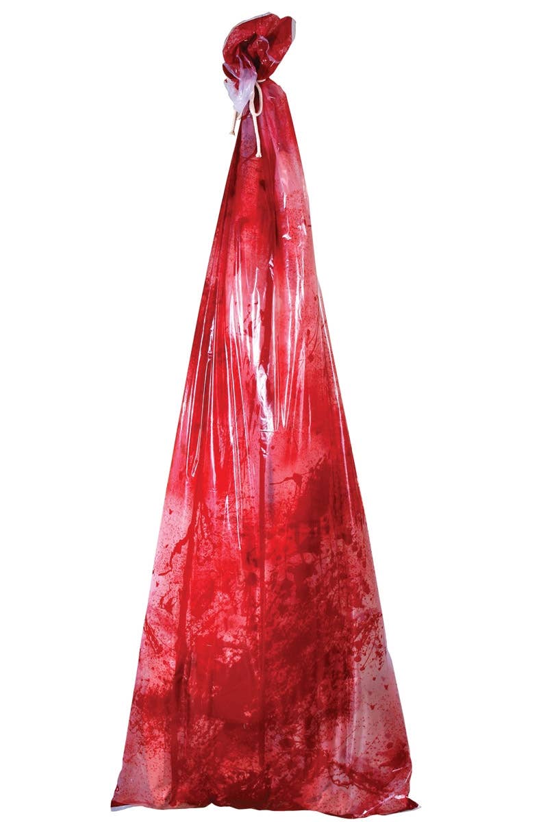Bloody Body in Bag with Inflatable 60 inch Body Halloween Decoration view 1