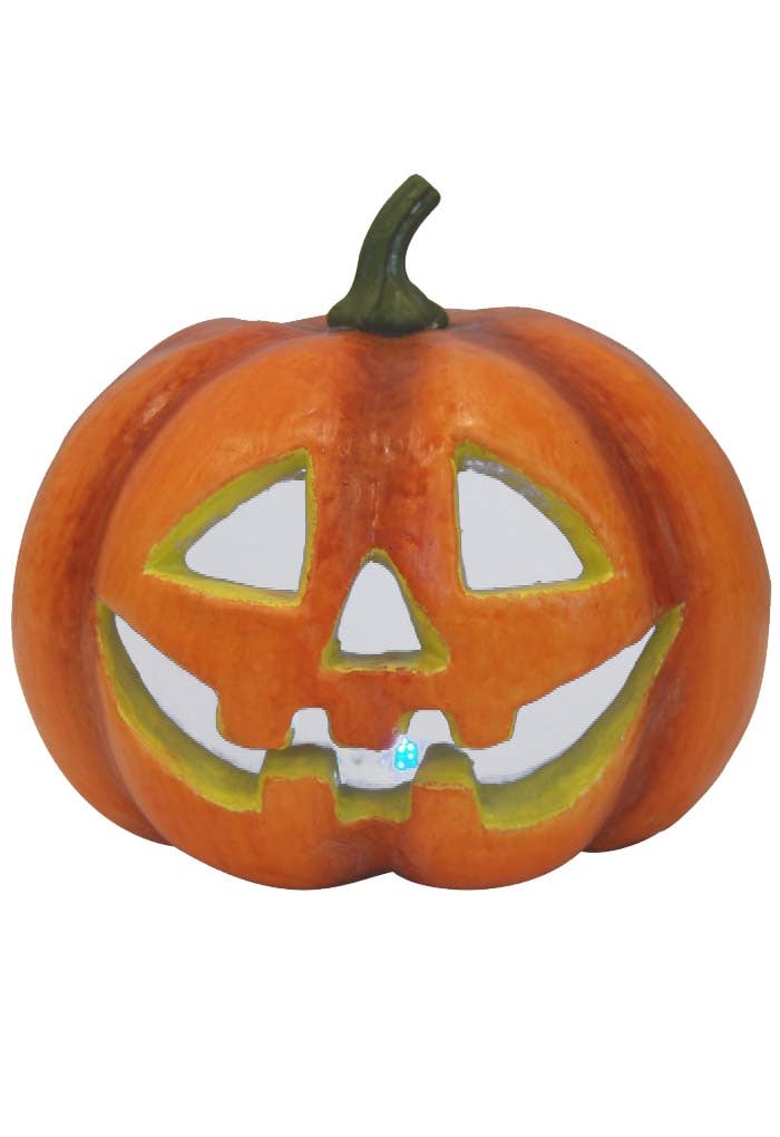 Happy Light Up Pumpkin Jack O Lantern Halloween Prop Main Image