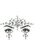 Celestial Festival Self Adhesive Face Jewels Stars and Moons Costume Accessory Main Image