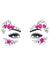 Pink Queen of Hearts Stick On Face Gems - Main Image