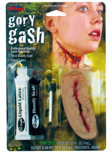 Gory Gash Halloween Makeup Kit