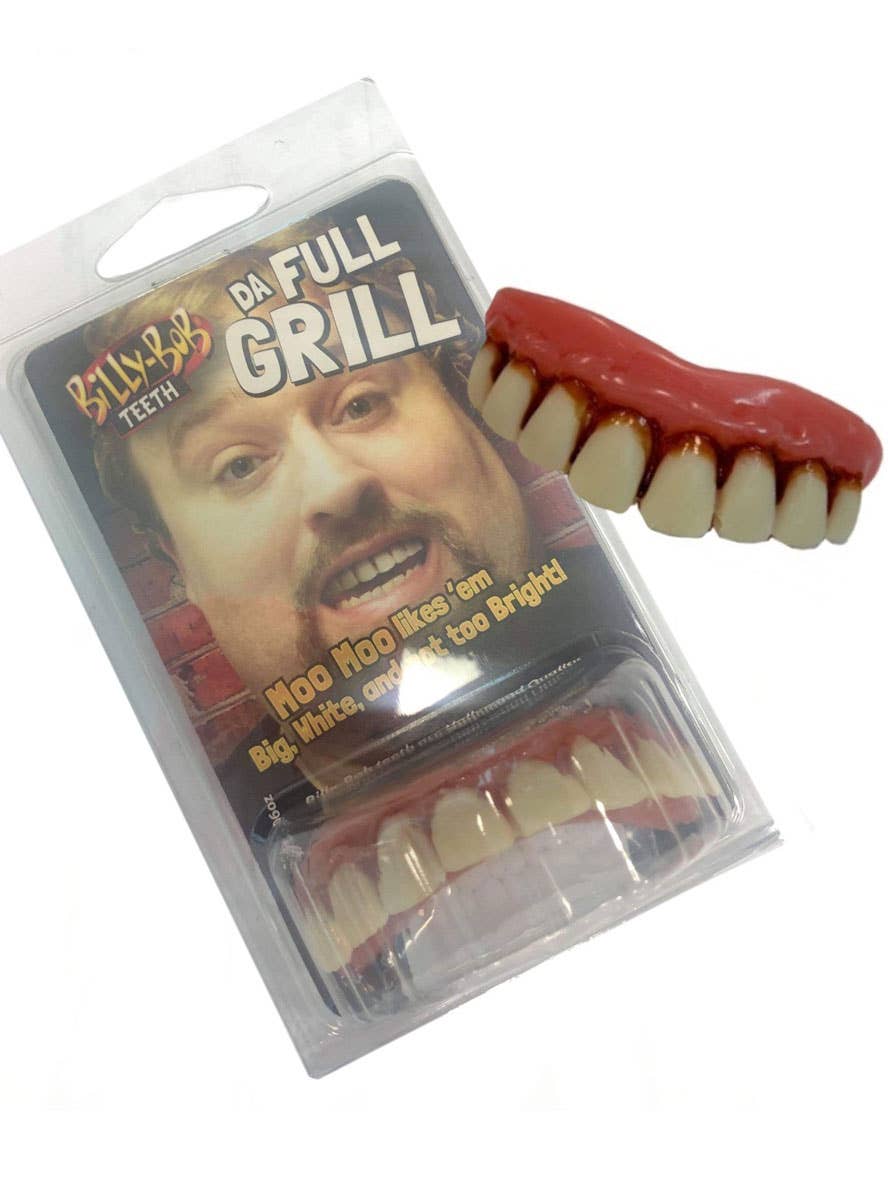 Da Full Grill Custom Fit Billy Bob Fake Teeth Costume Accessory