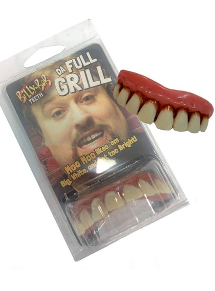 Da Full Grill Custom Fit Billy Bob Fake Teeth Costume Accessory