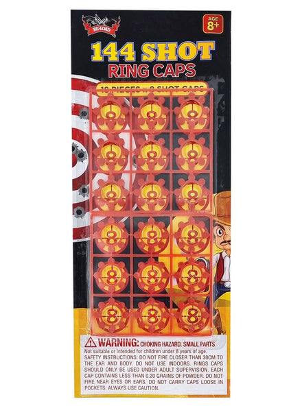 144 Pack of Fake Gun Shot Caps