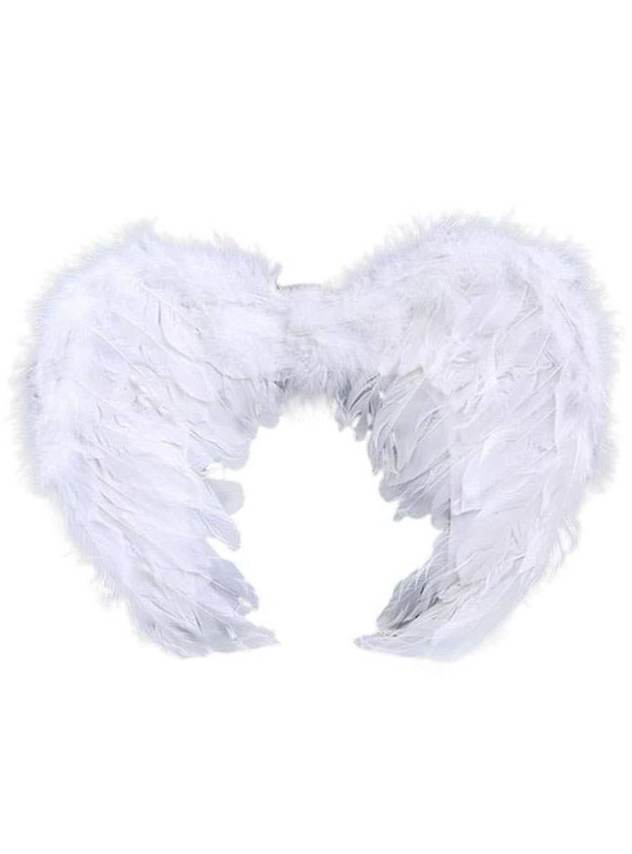 Image of Celestial White Feather Angel Costume Wings