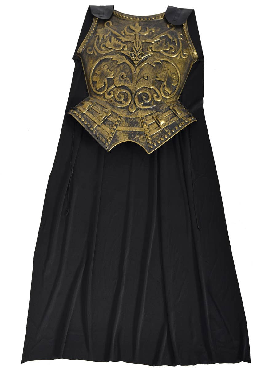 Roman Solider Chest Piece and Cape | Aged Bronze Gladiator Chestpiece