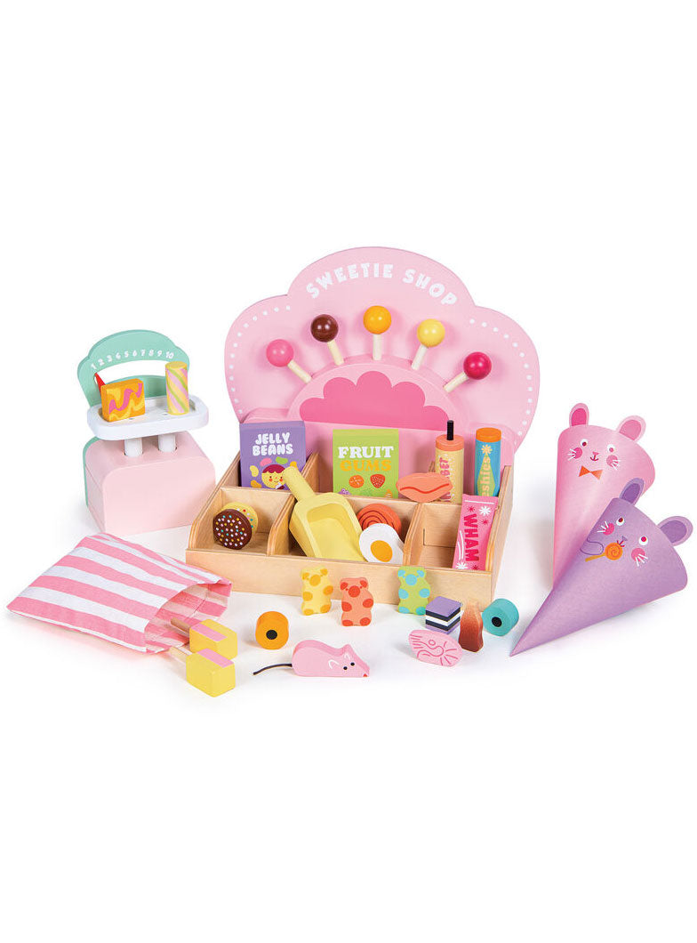 Sweets Pic N Mix Shop Kids Wooden Toy Set - Alternate Image
