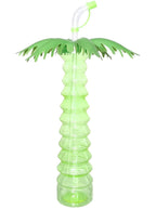 Image of Tropical Green 450ml Palm Tree Yard Cup Party Tableware