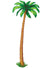 Image of Hawaiian Tall Palm Tree Cut Out Party Decoration
