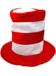 Image of Plush Red and White Cat in the Hat Costume Hat
