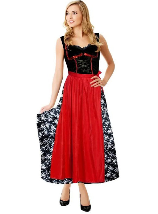 Tavern Maiden Plus Size Womens Red and Black Oktoberfest Costume - Main Image