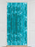 Image of Teal Foil Tassel 2m x 90cm Backdrop Decoration