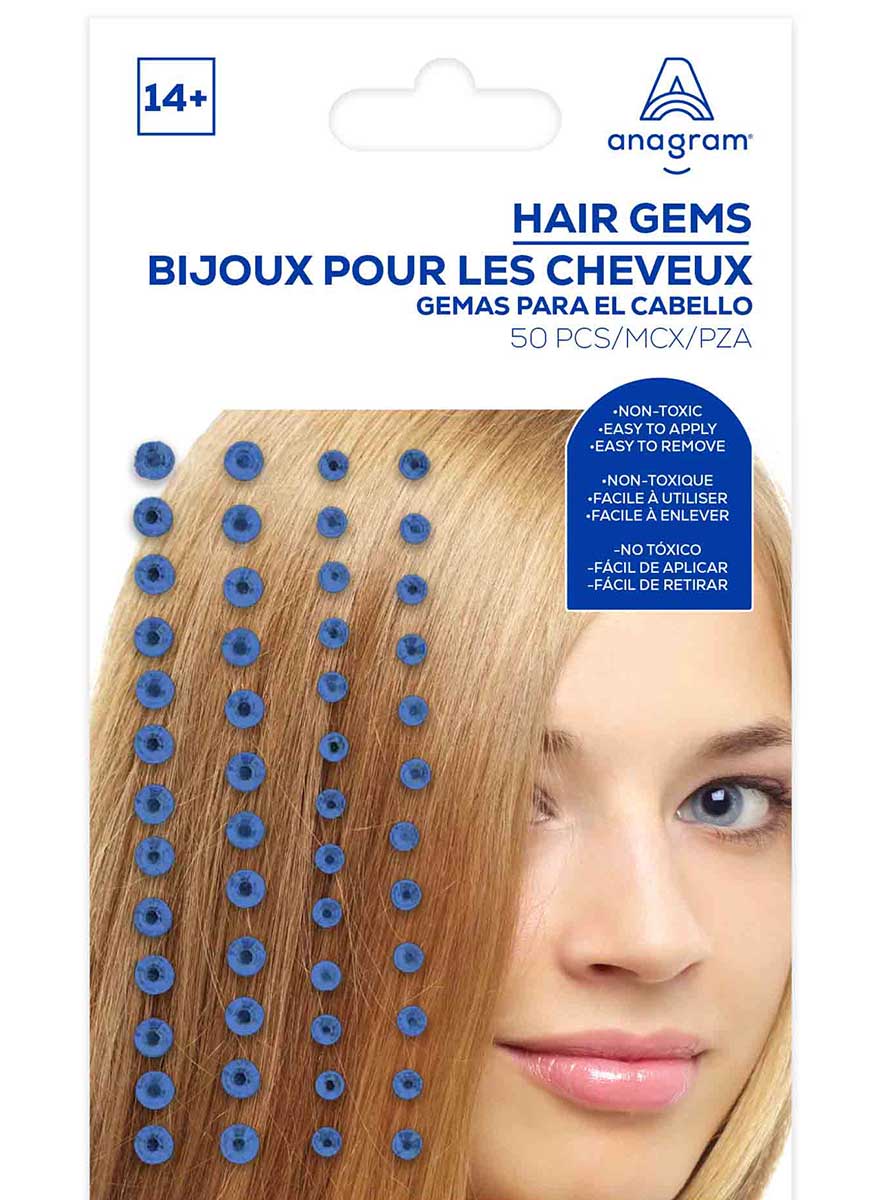Blue Hair Gems - Main Image