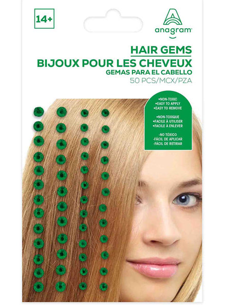 Green Hair Gems - Main Image