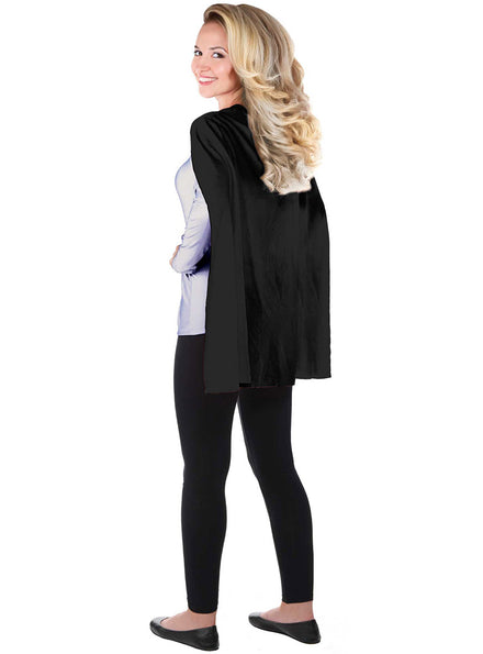 Black Costume Cape - Main Image