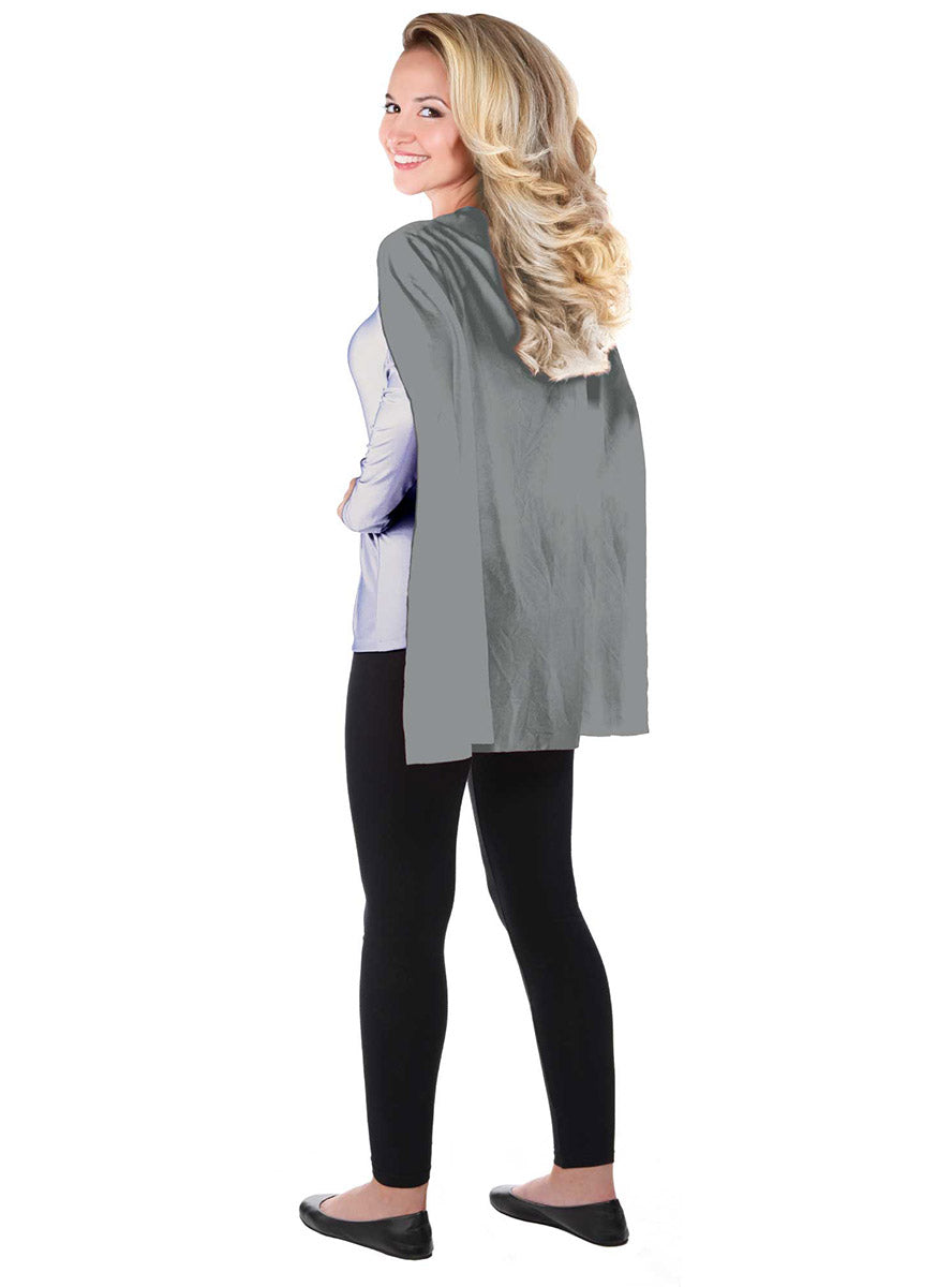 Silver Costume Cape - Main Image