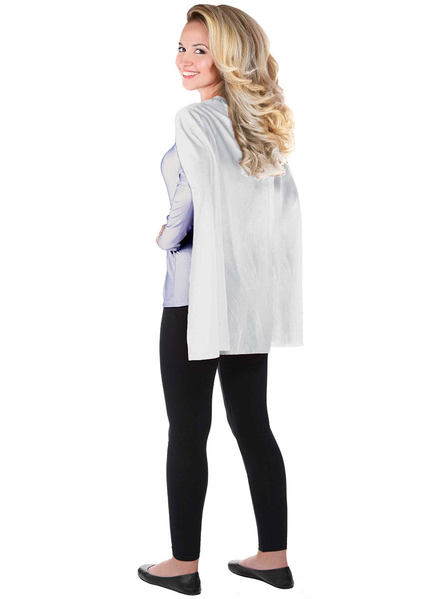 White Costume Cape - Main Image