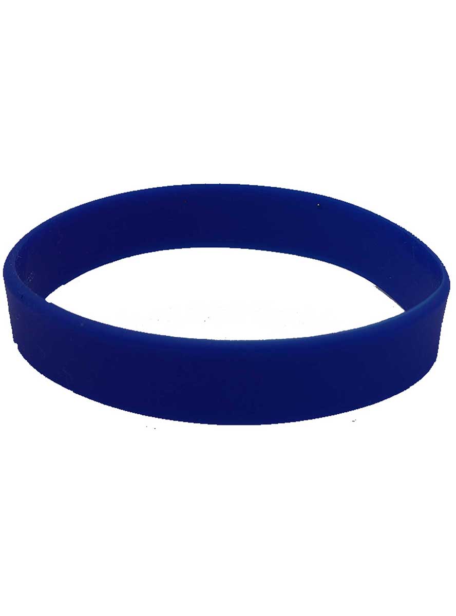 Silicone 4 Pack Blue Wristbands - Main Image
