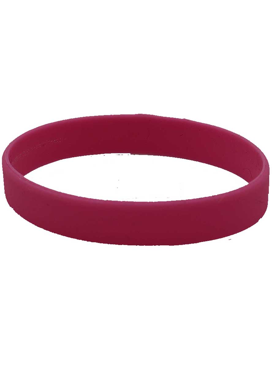 Silicone 4 Pack Pink Wristbands - Main Image