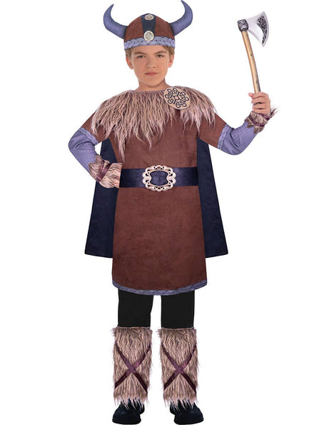 Image of Wild Viking Teen Boys Medieval Times Costume
