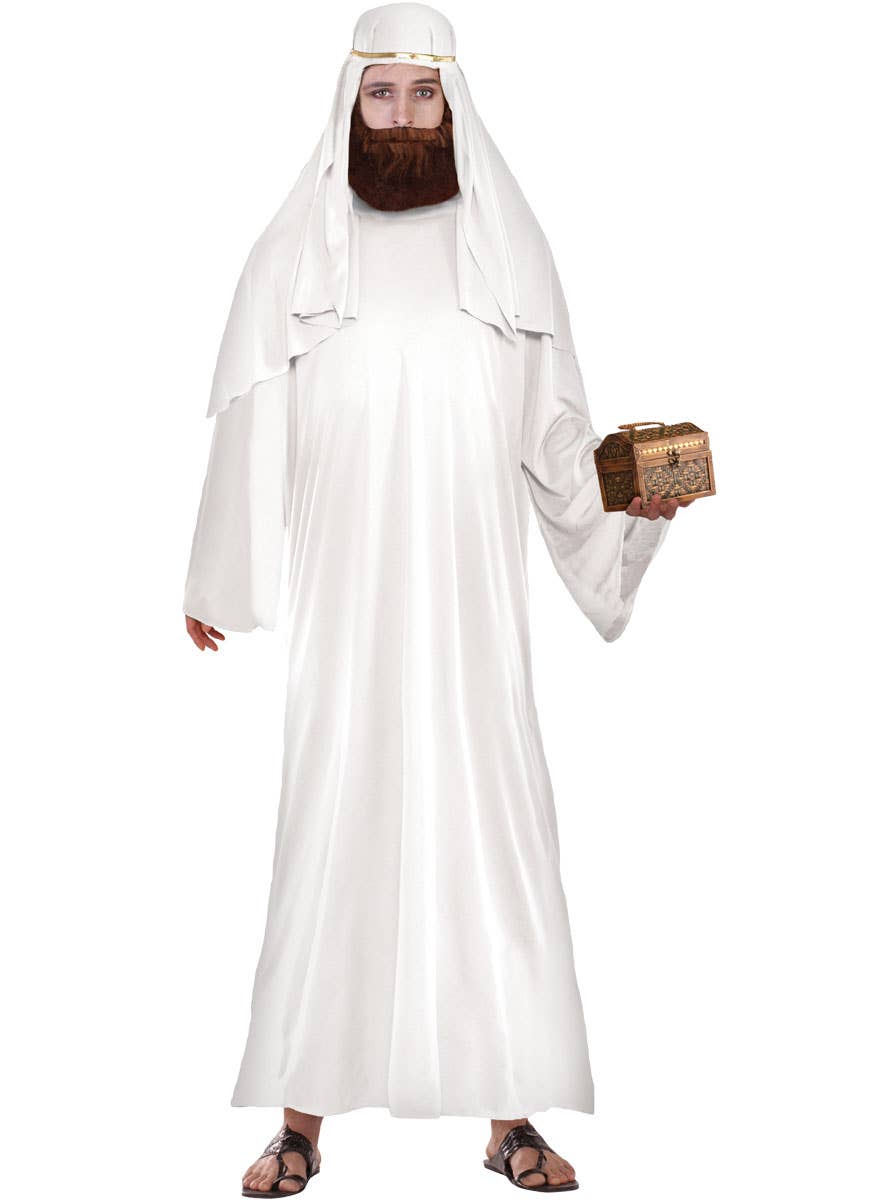 White Biblical Wise Man Plus Size Costume for Men