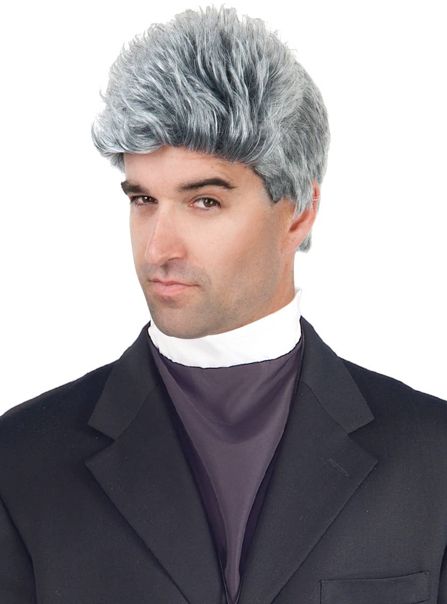 Adults Black and White Priest Collar