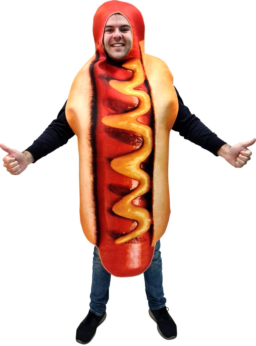 Realistic Hot Dog Costume For Adults Adults Food Dress Up Costume realistic-hot-dog-costume-for-adults-adults-food-dress-up-costume