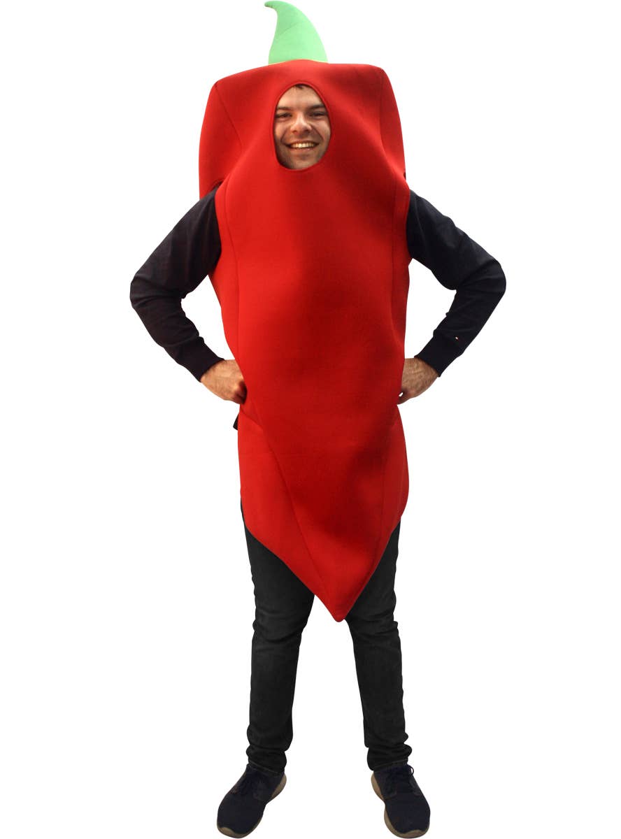 Adults Funny Red Chilli Pepper Costume
