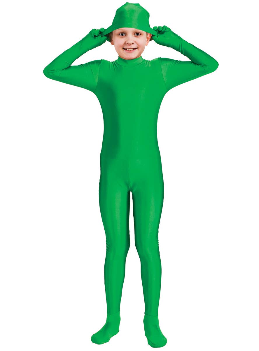 Boys Green Skin Suit Costume | Green Morpshuit Costume for Kids Boys Green Skin Suit Costume | Green Morpshuit Costume for Kids