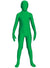 Teen Boys Green Second Skin Suit Costume - Main Image