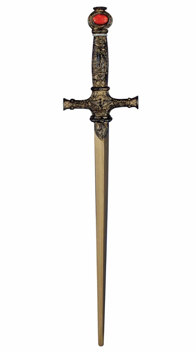 Dark Gold Jeweled Wizard Godric Gryffindor Sword Costume Weapon Accessory Main Image