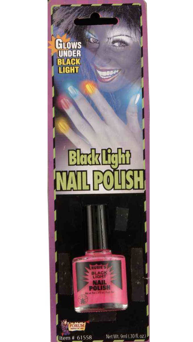 Image of UV Reactive Neon Pink Novelty Nail Polish