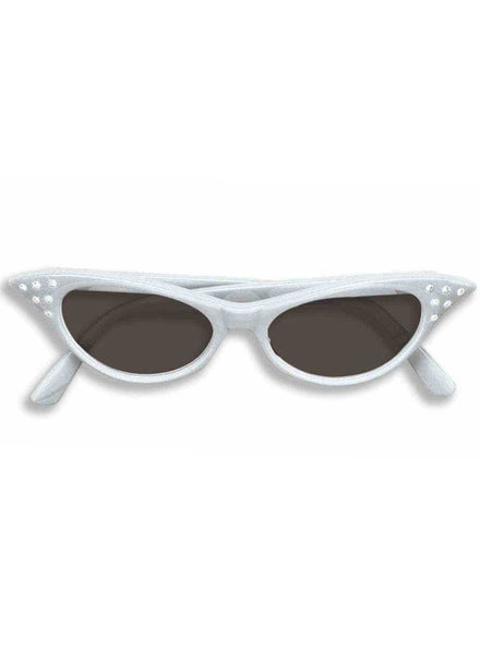 Sunglasses Dark Lens Pink Lady 50s Costume Accessory