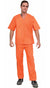 Orange Prison Uniform Adults Men's Unisex Halloween Costume Main Image