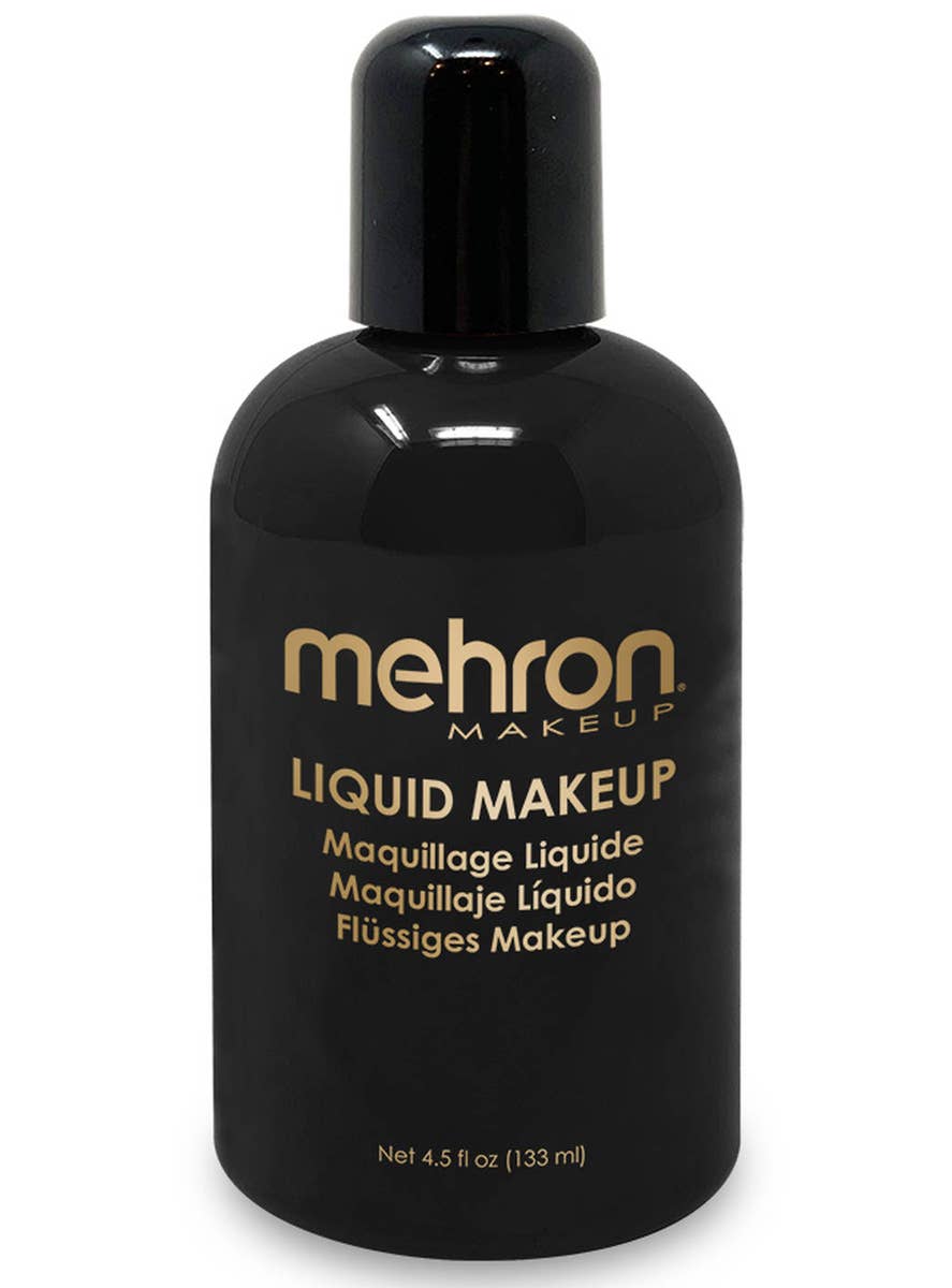 Mehron Black Liquid Large Face Paint Bottle