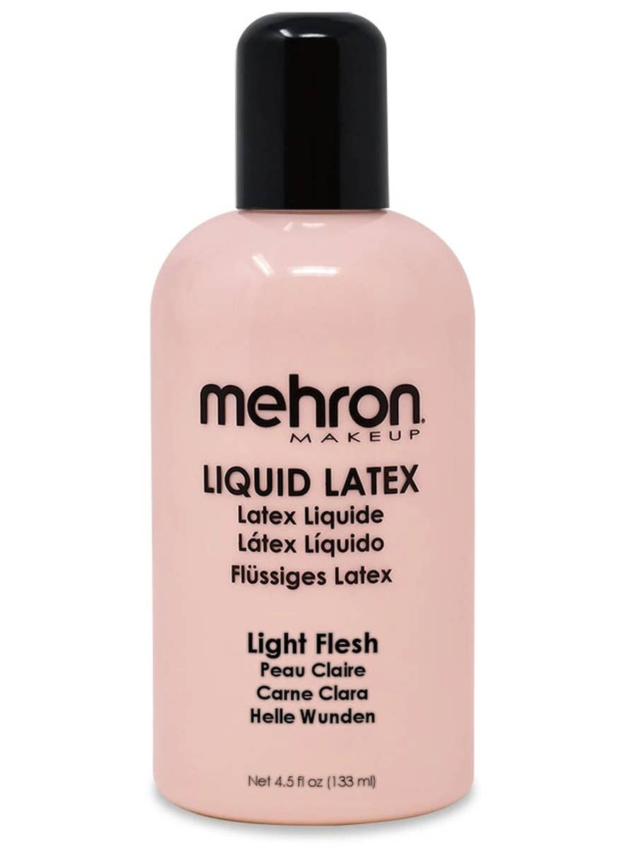 Medium 133ml bottle of soft beige light flesh liquid latex main image