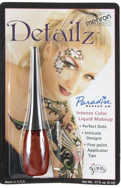 Dark Red Professional Quality Liquid Makeup Package View