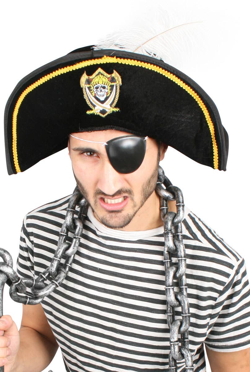 Adult's Colonial Style Pirate Costume Hat