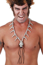 Voodoo Teeth and Skull Costume Necklace