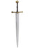 Long Medieval Broadsword Costume Weapon Accessory