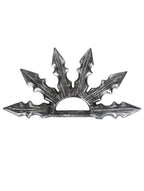 6 Spiked Silver Blade Ninja Star Costume Weapon