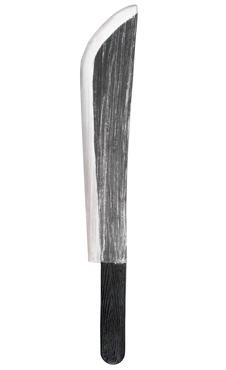 Silver and Black Large Machete Costume Accessory