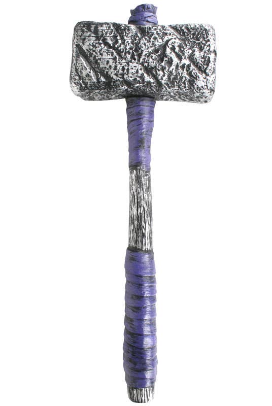 Thor's Silver Plastic Mjolnir Hammer Costume Weapon