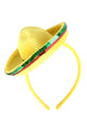 Mini Yellow Mexican Sombrero Costume Hat
