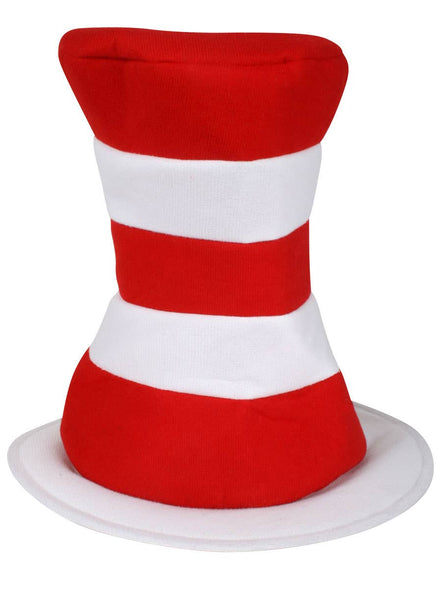 Red and White Striped Costume Hat